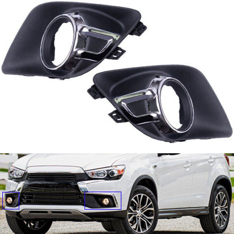 for Mitsubishi Outlander Sport ASX RVR 2010-12 LHRH bumper Fog Lamp Bezel Cover