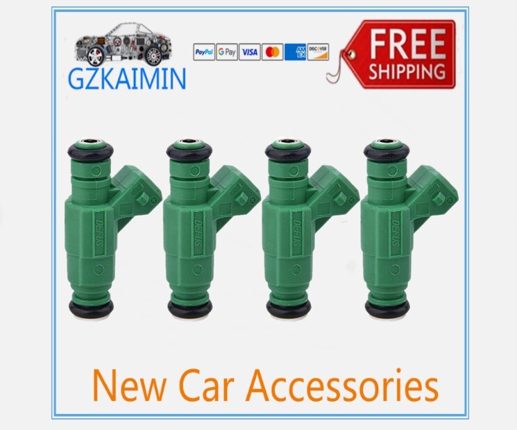4-pack OE 0280156318 fuel injector nozzles for Citro?n Xsara 2 Berlingo and for Peugeot 206.