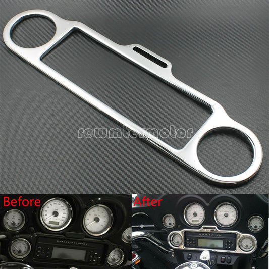 Stereo Accent Trim Ring Cover Fit for Harley Electra Glide Street Glide 96-2013