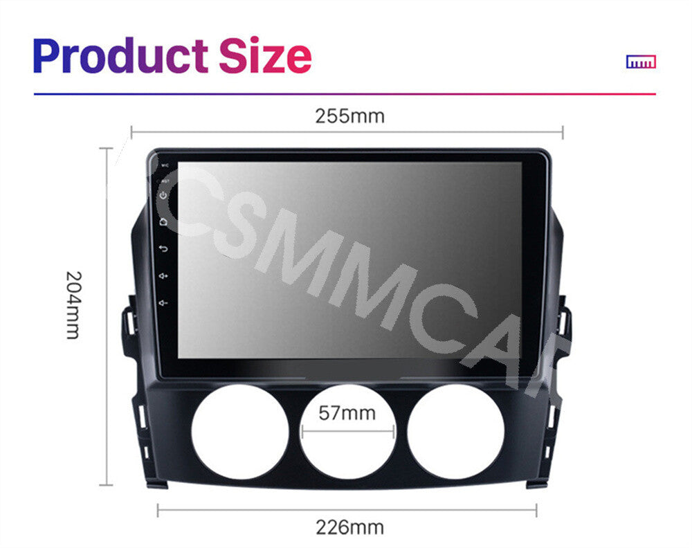 Fit for Mazda MX5 2009-2015 Android 13 Car Stereo Radio For Carplay GPS Navi BT