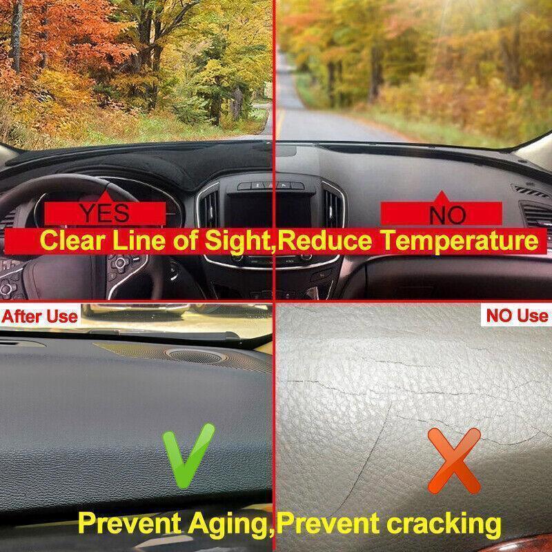 for Toyota Venza 2021-24 Black Dashboard Cover Dashmat Dash Anti-Sun Mat Pad 1X