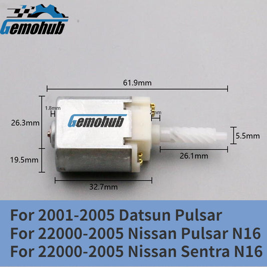Door Lock Motor for 2001-2005 for Datsun Pulsar 2000-2005 for Nissan Pulsar Sentra N16