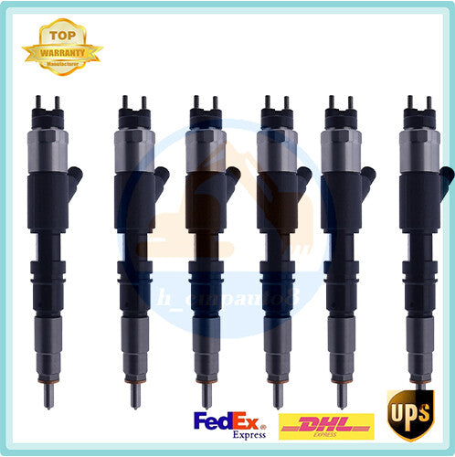 Set(6) Fuel Injector 295050-2200 5344766 for QSF3.8 ISF3.8 ISB4.5 Engine