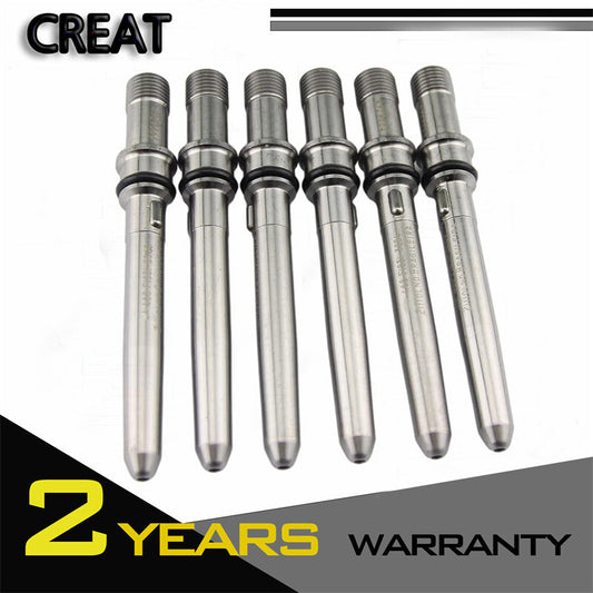 6PCS INJECTOR CONNECTOR TUBES FOR 2003-2012 for DODGE DIESEL 5.9 6.7L