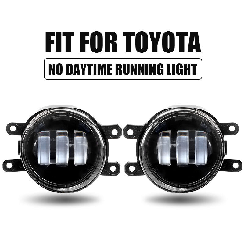 Pair 3.5LED Fog Lights Bumper Driving Lamp for Toyota for Camry 4Runner for Lexus RX350