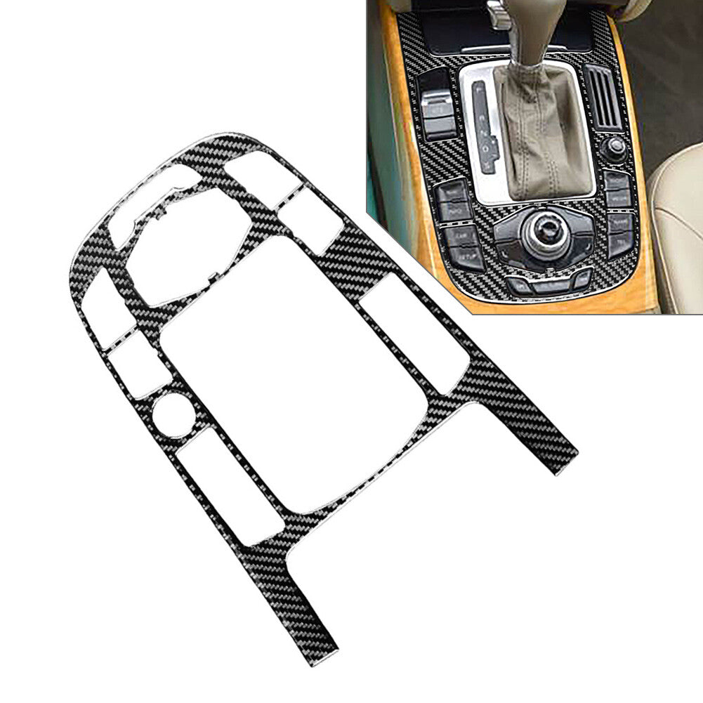 Carbon Fiber Gear Shift Panel Cover Trim for Audi A4 S4 B8 B9 A5 S5 Q5 SQ5 8R