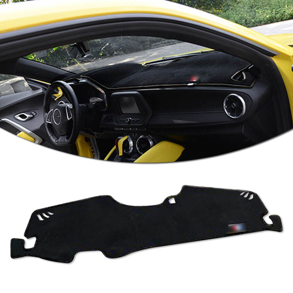 Black non-slip car dashboard dashboard pad DashMat Sun Proector Pad for 16-19 Camaro