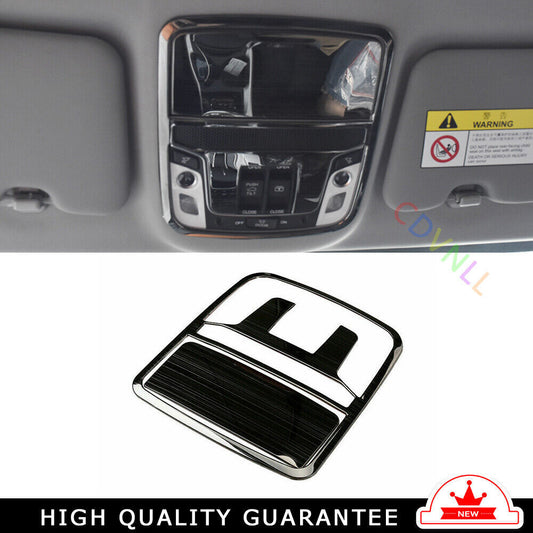 Front Reading Lamp Frame Cover Trim for Honda CR-V CRV 2017-2022 Black Titanium
