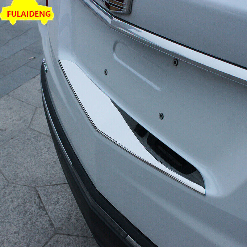 for Cadillac XT5 2016-2020 Chrome Steel Rear Trunk Tailgate Lid Cover Panel Trim