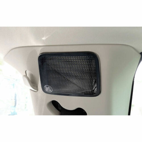 2X Trim Cover for Ford Explorer 2020-24 Rear Speaker Audio Surround Black Steel