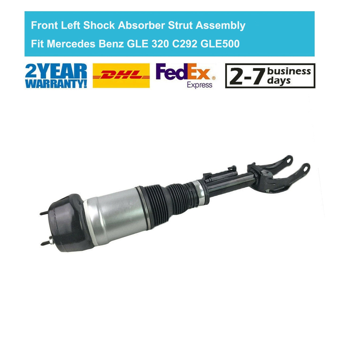 Front Left Air Suspension Strut ADS for Mercedes C292 W166 GLE 320 400 4MATIC
