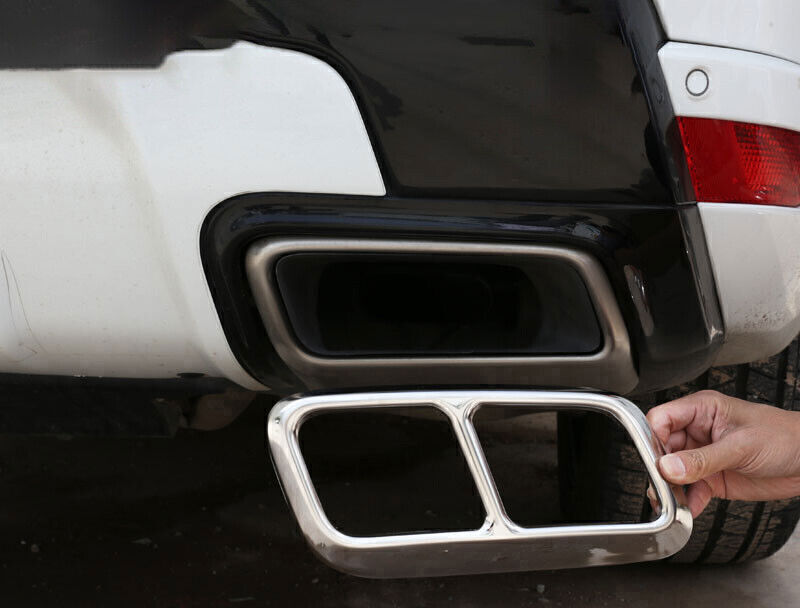 Rear Tail Light Lamp Frame Trim Chrome Steel 2X for Range Rover Sport 2018-2022