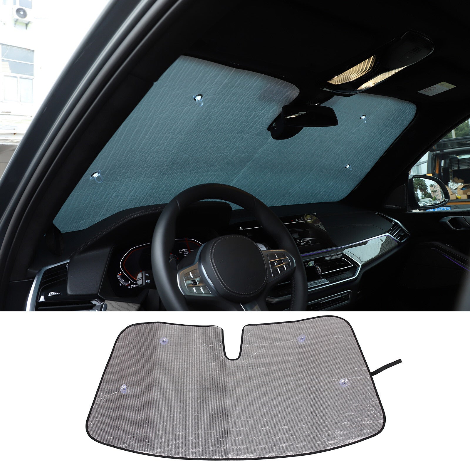 ABS carbon fiber center console armrest cover trim for BMW 3 Series G20 19+