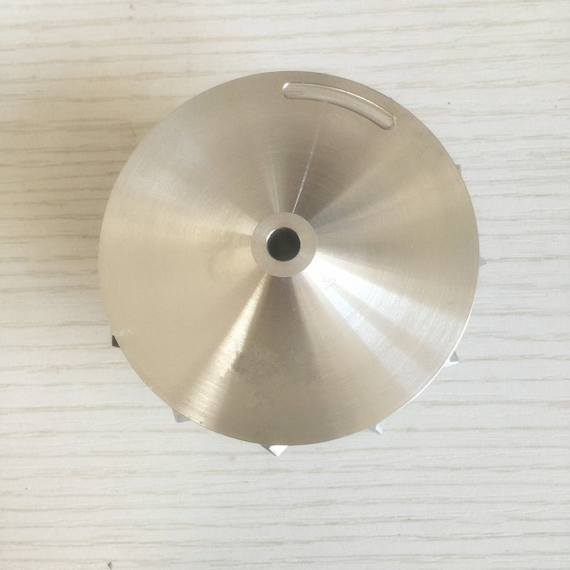 T04E 54.70/74.99 mm 6+6 blade high-performance turbine blank compressor wheel