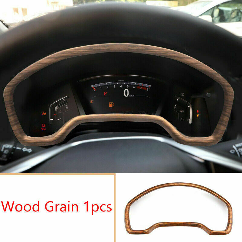 for Honda CR-V CRV 2017-2022 Peach Wood Grain Instrument Panel Frame Cover Trim