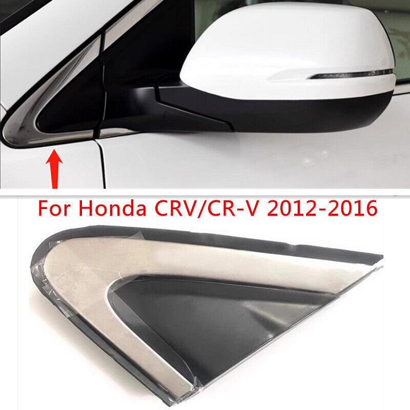 Exterior Left Side Window Molding Triangle Trim Cover for Honda CRV/CR-V 2012-16