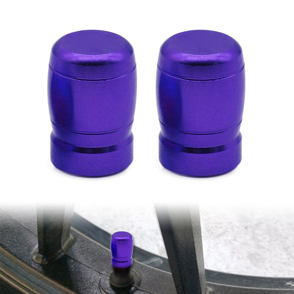 CNC Tire Valve Air Port Cover Cap Fit for HONDA PCX125 PCX150 Purple Motorcycle Pair