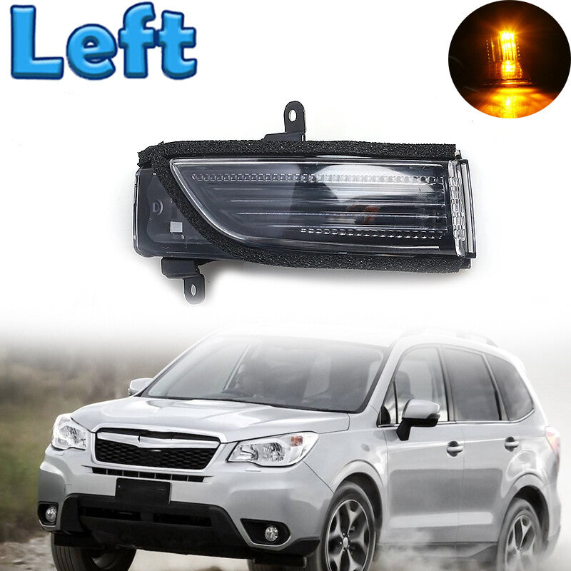 Left Door Side Rear View Mirror Turn Signal Lens for Subaru Forester Impreza