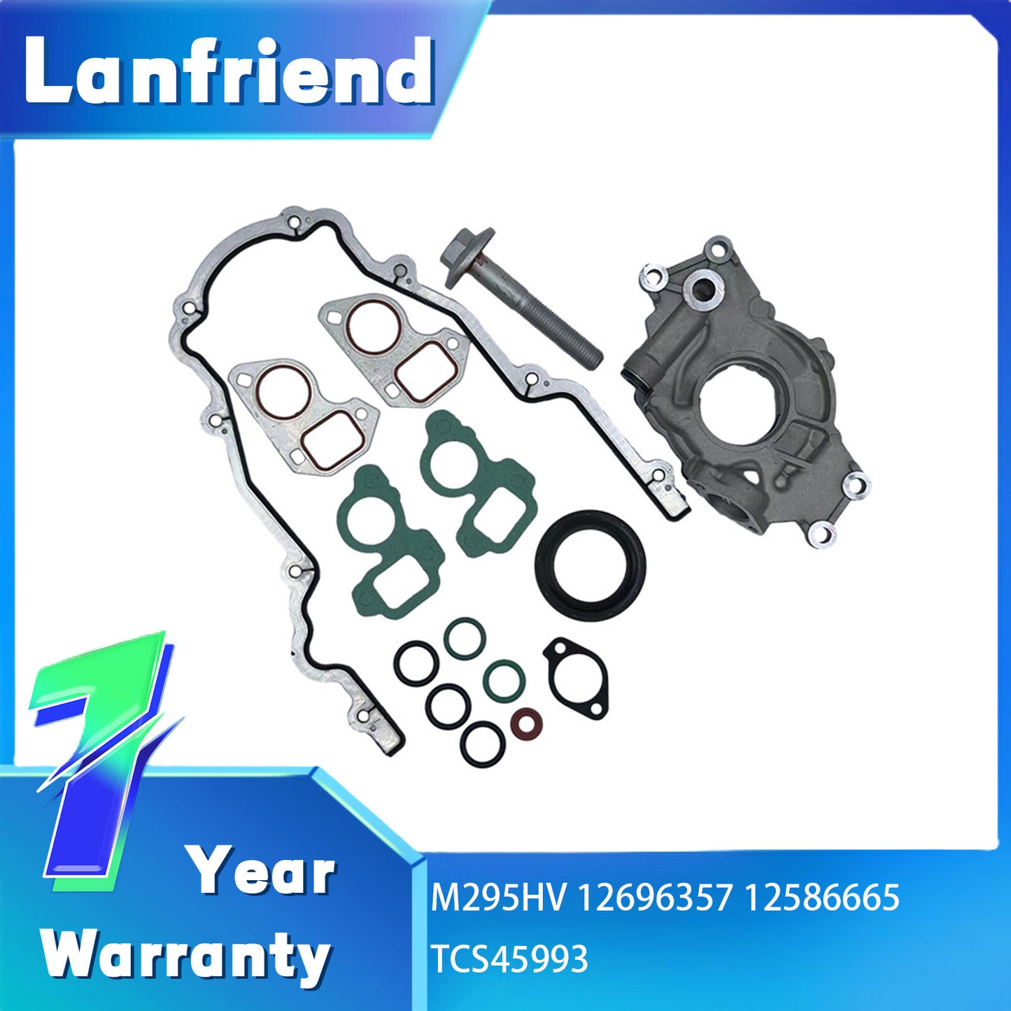 High Volume Oil Pump M295HV Fit for Chevrolet GM 4.8L 5.3L 5.7L 6.0L LS1 LS2