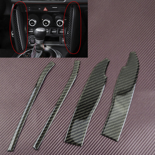 Real Carbon Fiber Center Console Cover Fit for Toyota GT86 for Subaru BRZ 2012-2020