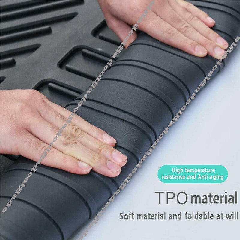 for Mazda CX-5 2017-2021 Black TPO All Weather Rubber Trunk Cargo Tray Liner Mat
