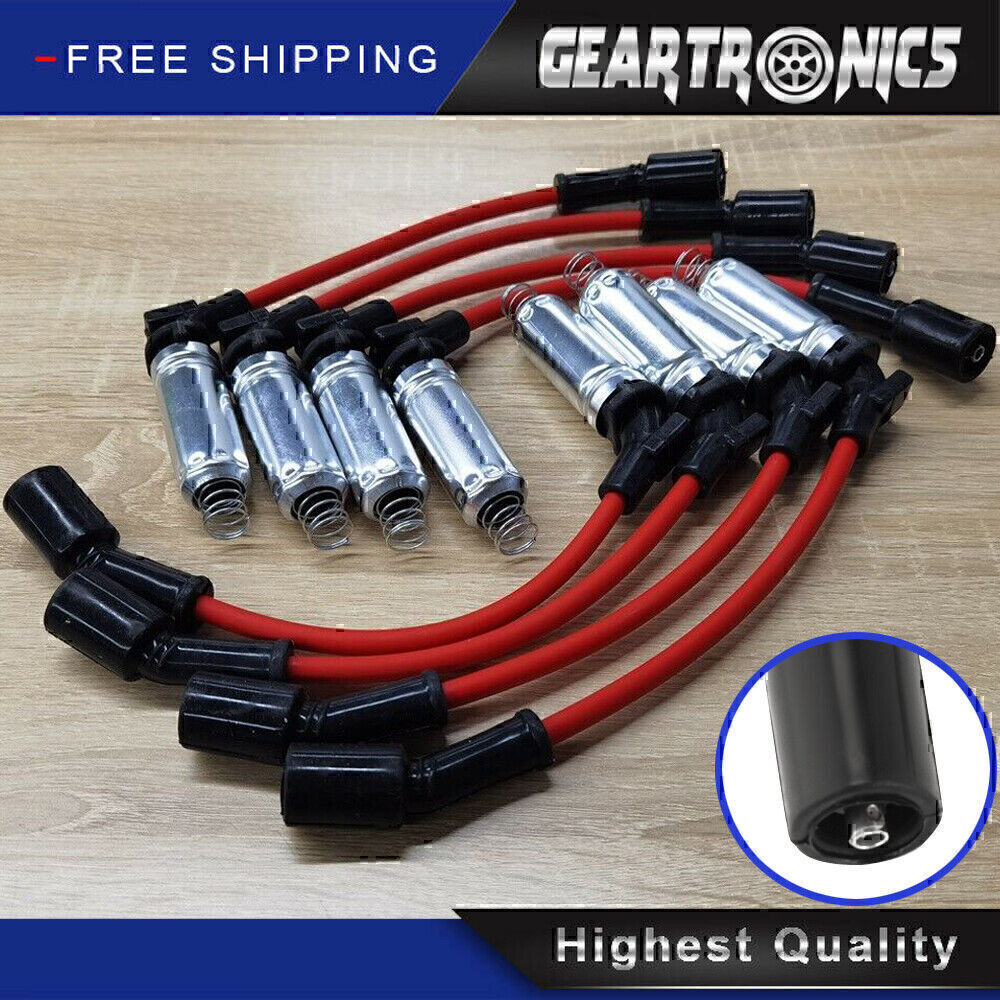 8pcs Spark Plug Wires for CHEVY for GMC 1999-2006 LS1 VORTEC 4.8 5.3 6.0