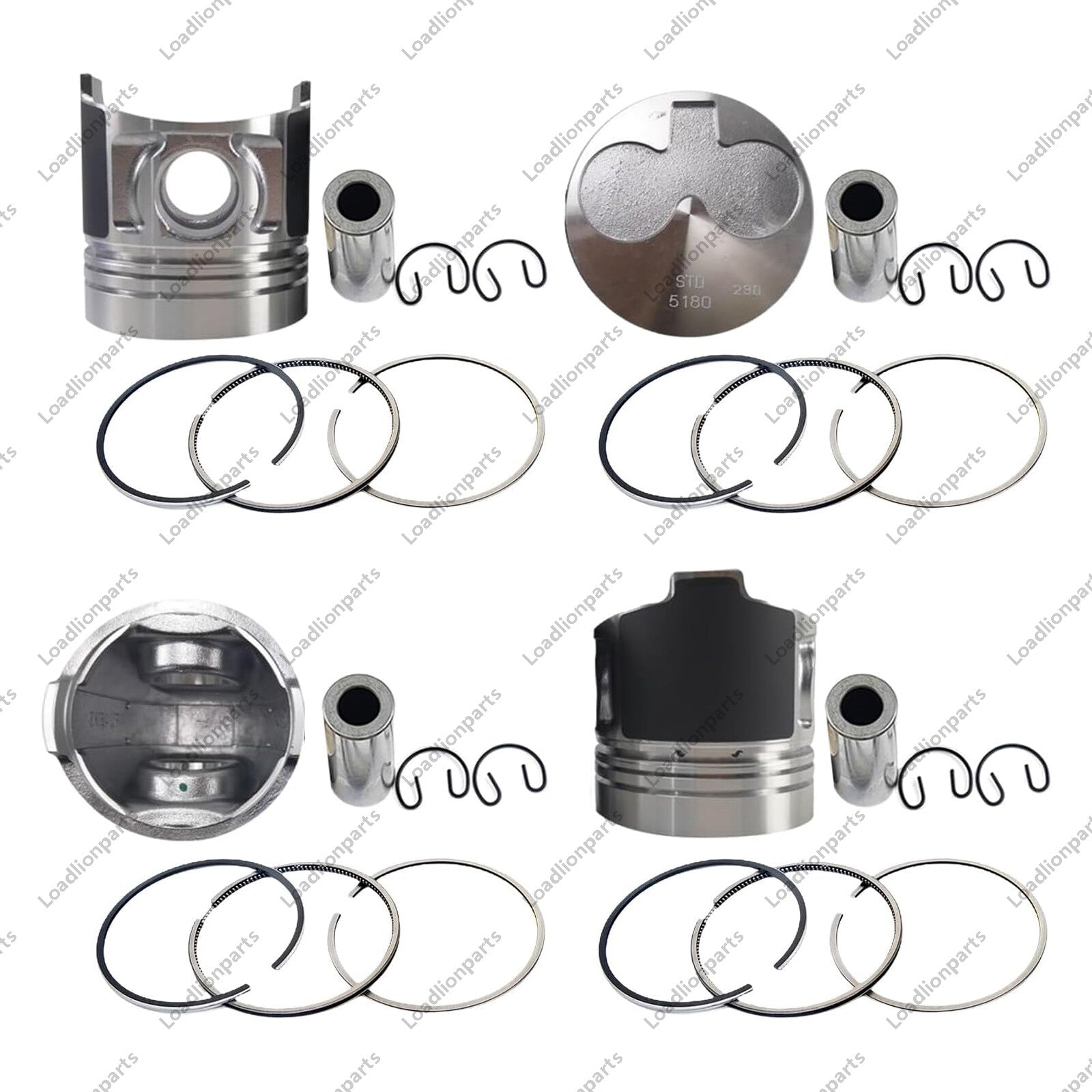 Piston Kit With Ring Set STD For Caterpillar 3024C Engine