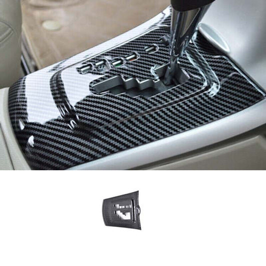for Toyota for Corolla CVT Carbon Fiber Grain Center Console Dash Gearbox 2009-2013
