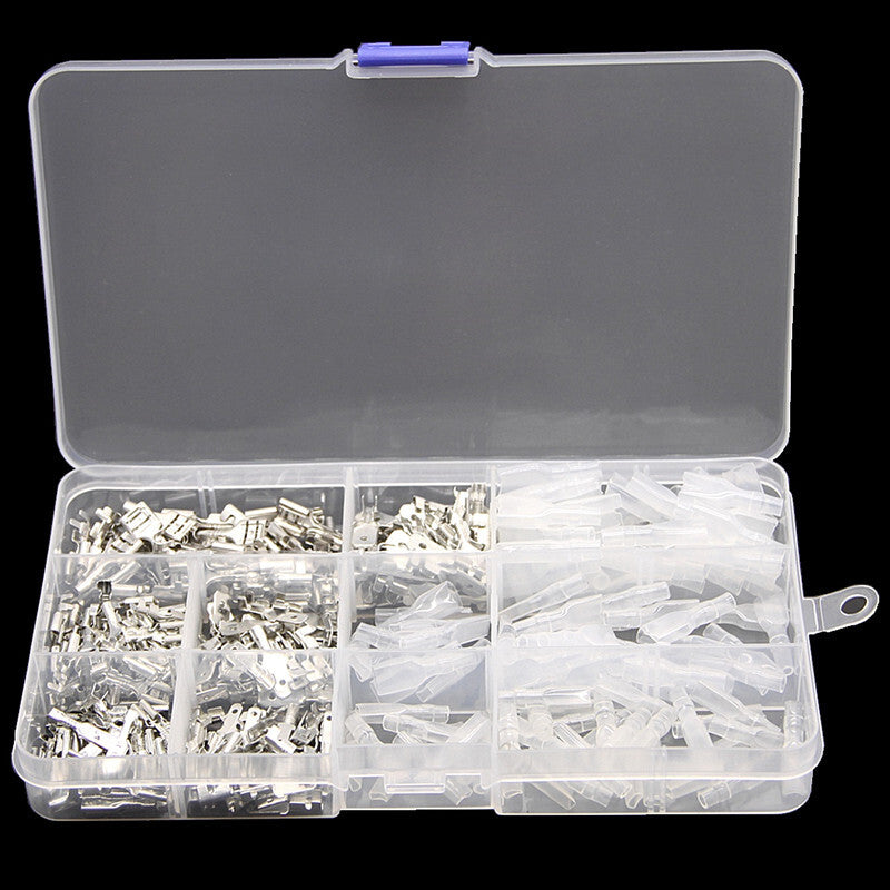 270Pcs Car Wire Spade Connector Male Female Quick Splice Crimp Terminal Insulate