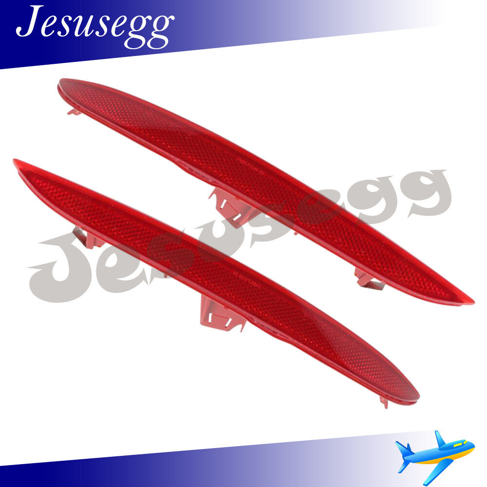 2x Rear Bumper Reflector Light Lens Left +Right Fits for BMW X4 Series F26 2013-16