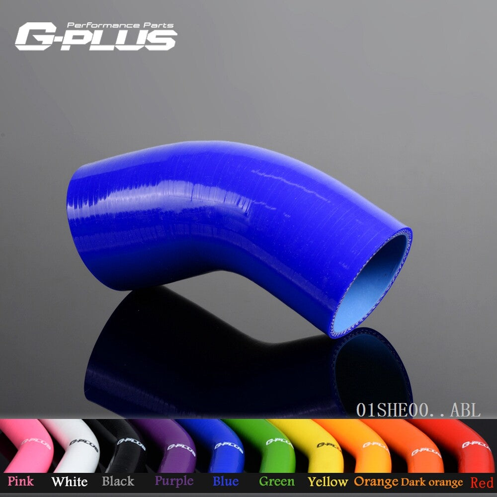 new 54mm 45-degree flexible hose, turbine silicone elbow joint, blue flexible hose