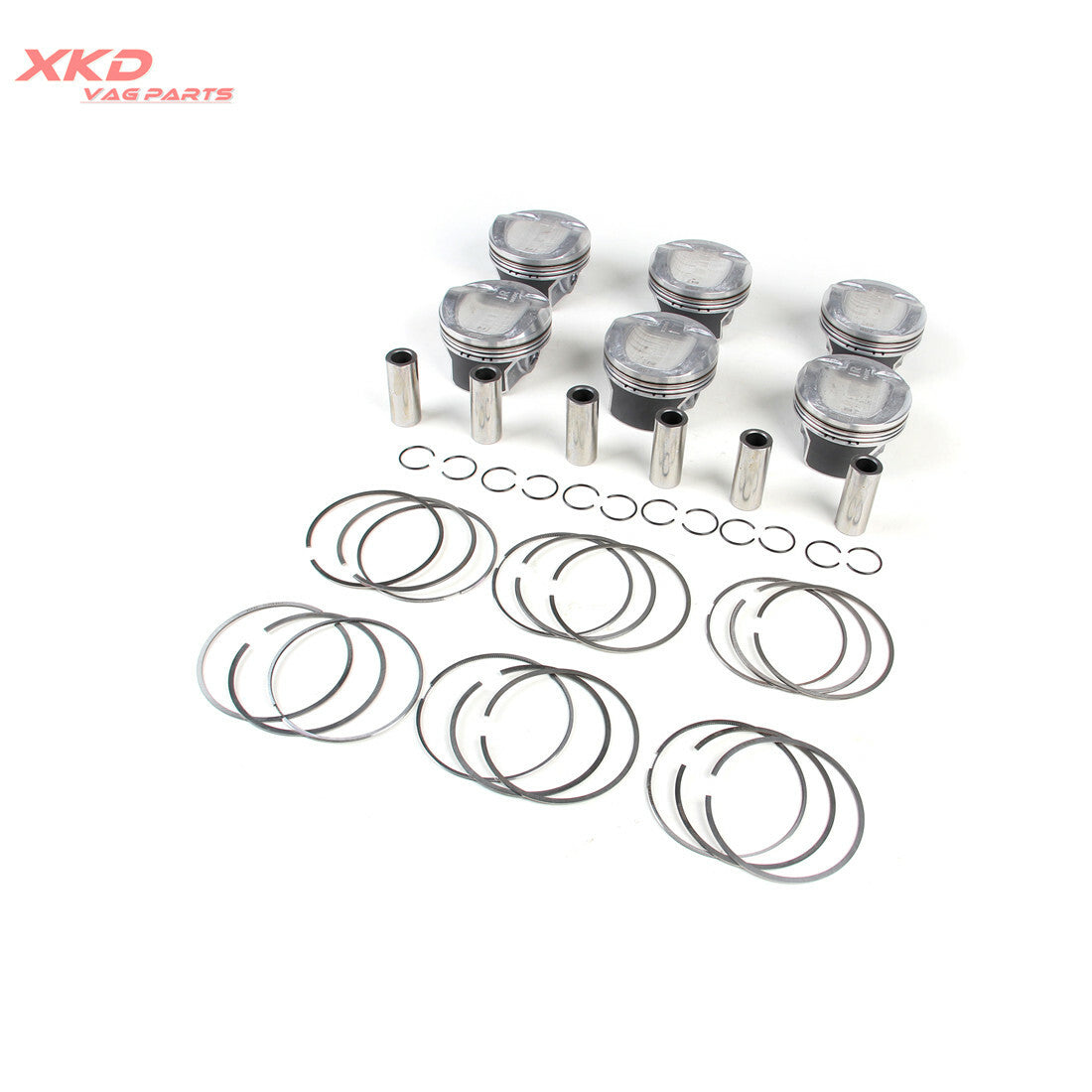 3.0T piston ring assembly suitable for Audi A4, A5, A6, A7. CREC CRED CREH 06E107065DS