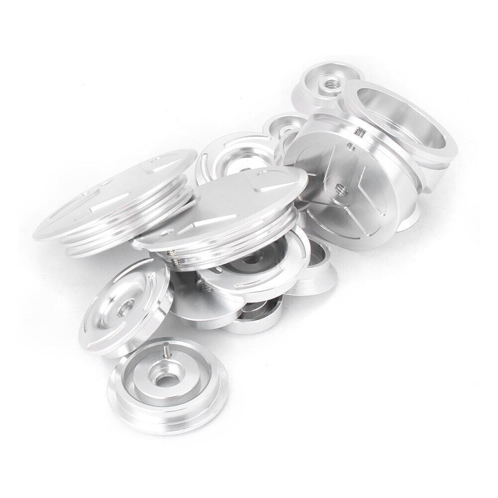 1 Set Aluminum Silver Frame Hole Cover Caps for BMW R 1200 GS ADV LC 2014-2015