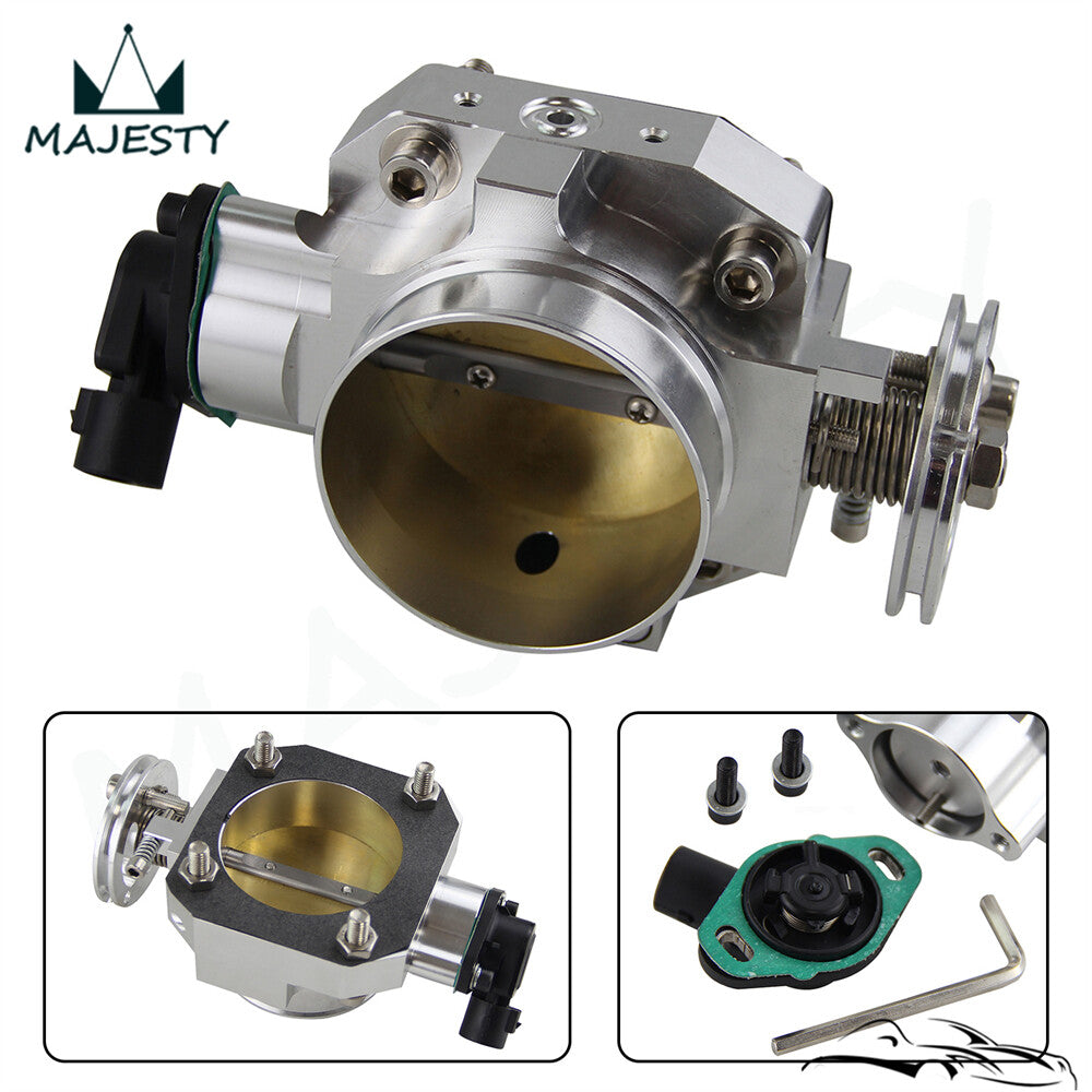 70mm Aluminum Throttle Body + TPS for Acura for Honda for Civic B16/B18/D15/D16/H22/F20