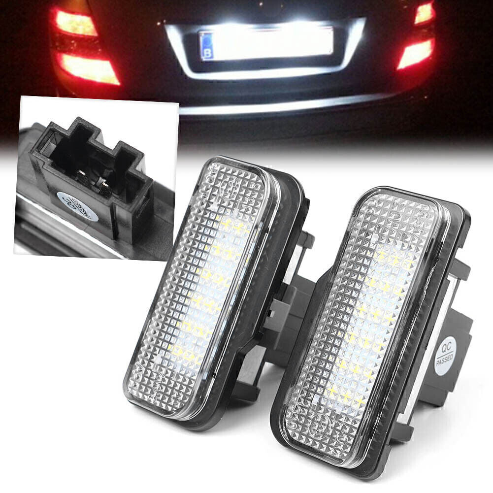for Mercedes-Benz W203 W211 W219 R171 LED Number License Plate White Light