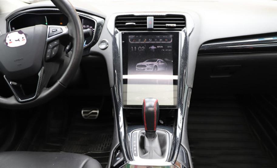 Car for Ford Fusion 2013-20 Carbon Fiber Full Interior Trim Dashboard Door Cover