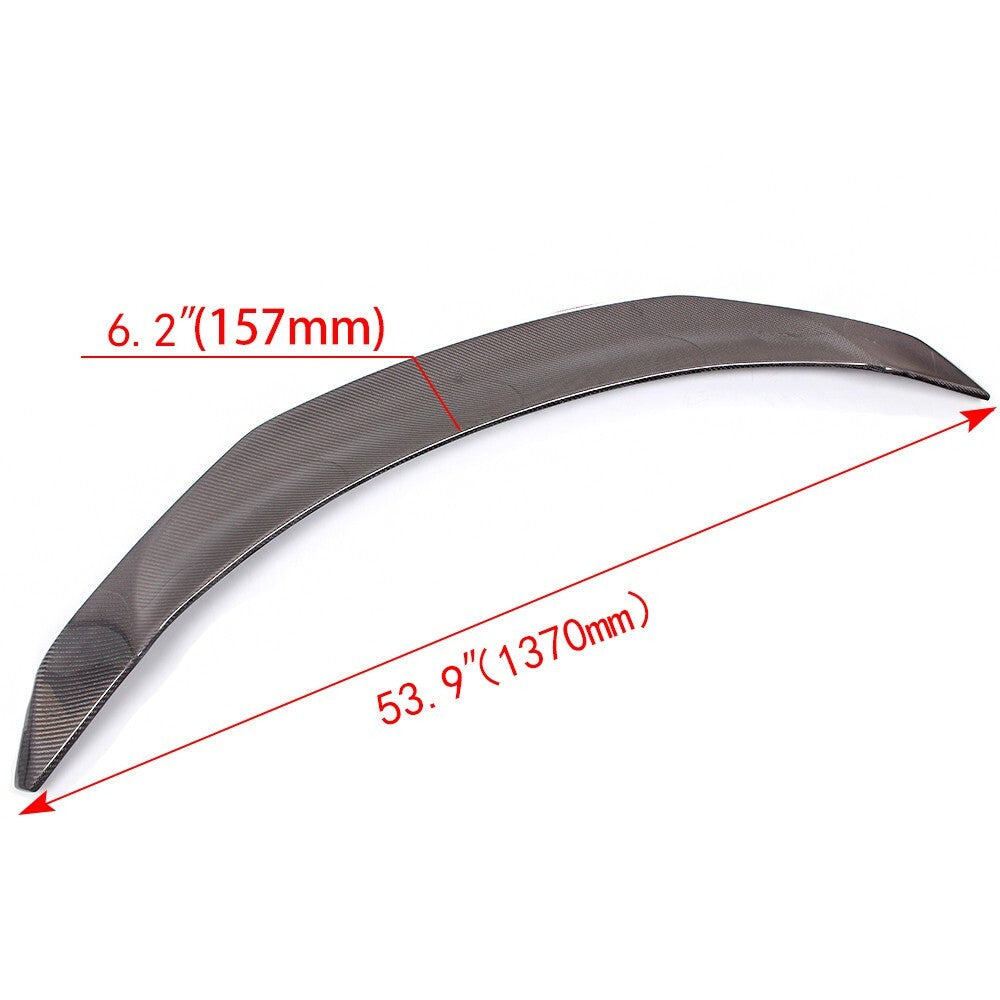 Carbon Fiber Trunk Lid Spoiler+Front  Rear Bumper Body Kit for Tesla Model 3