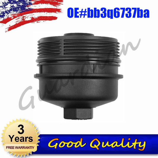 new 1-pack oil filter housing cover bb3q6737ba, suitable for Ford Ranger 2012 - 2.2L and 3.2L.