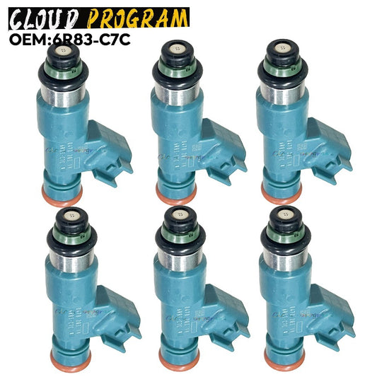 6 PC 6R83-C7C Fuel injector for Volvo XC60 3XC90 3.2L for Jaguar X-Type 3.0 XJ 3.0