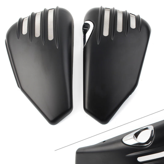 Mattschwarz Batterieseitenabdeckungsschutz F¨¹r for Harley Sportster Modelle 04-13