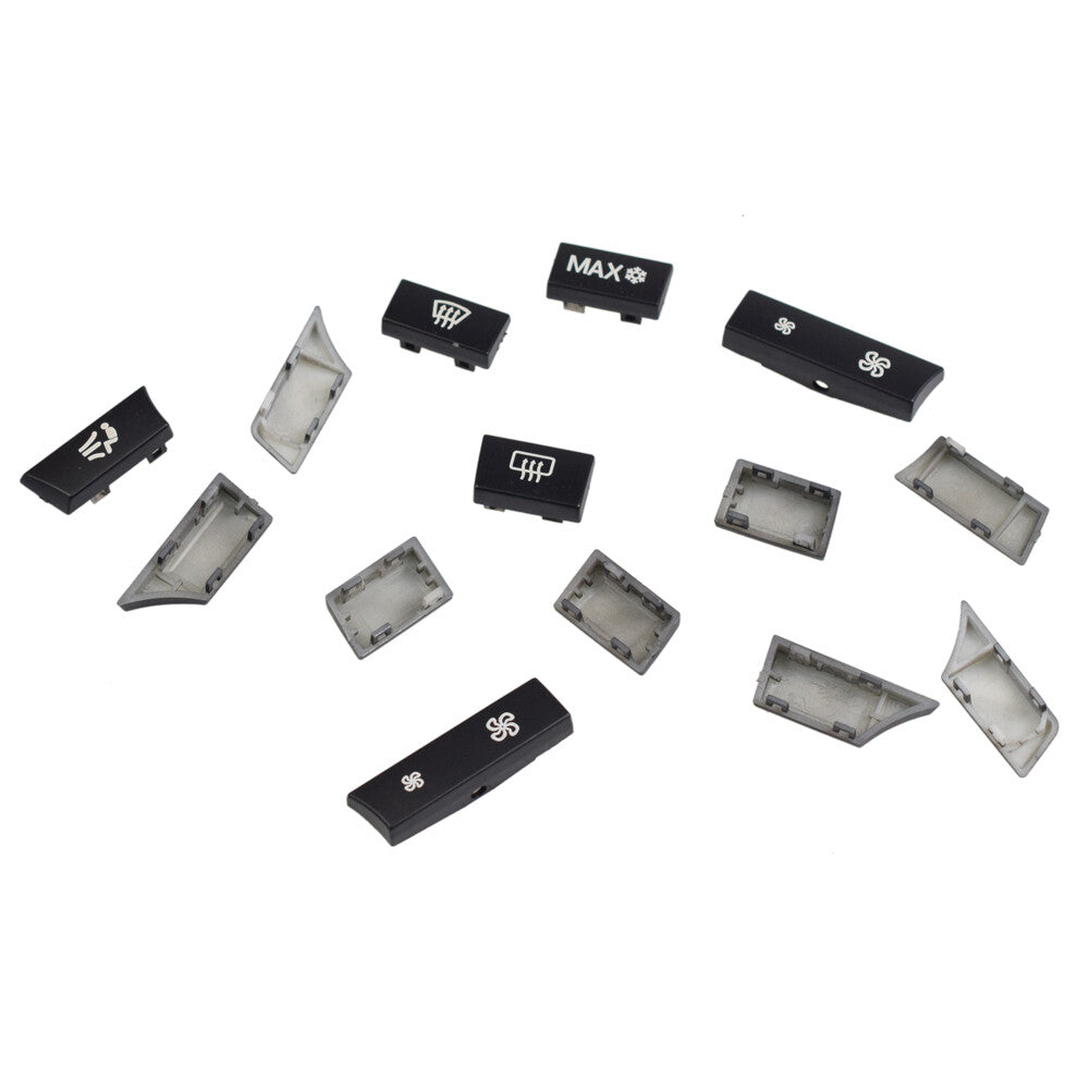 14 Button Key Caps Repair Kit A/C Heater Switch for BMW F07 F10 F11 61319313924