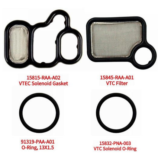 Solenoid Spool Valve Gasket 15815-RAA-A02 15832-PNA-003 15845-RAA-A01 Element
