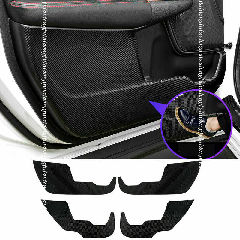 4P Leather Door Anti-Kick Anti-Dirty Pad Guard Trim for Honda CR-V CRV 2017-2022