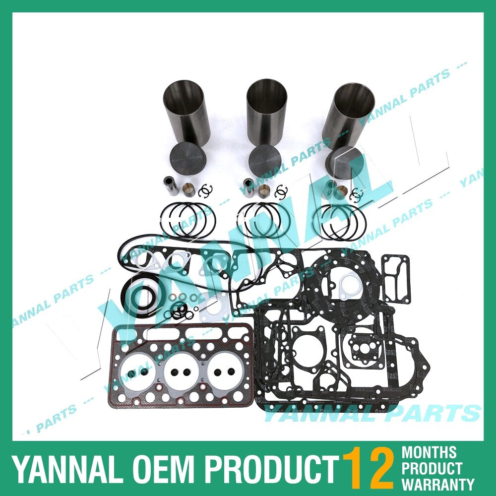 D1102 Overhaul and Reconstruction Kit with Complete Gaskets for Kubota Diesel Engines