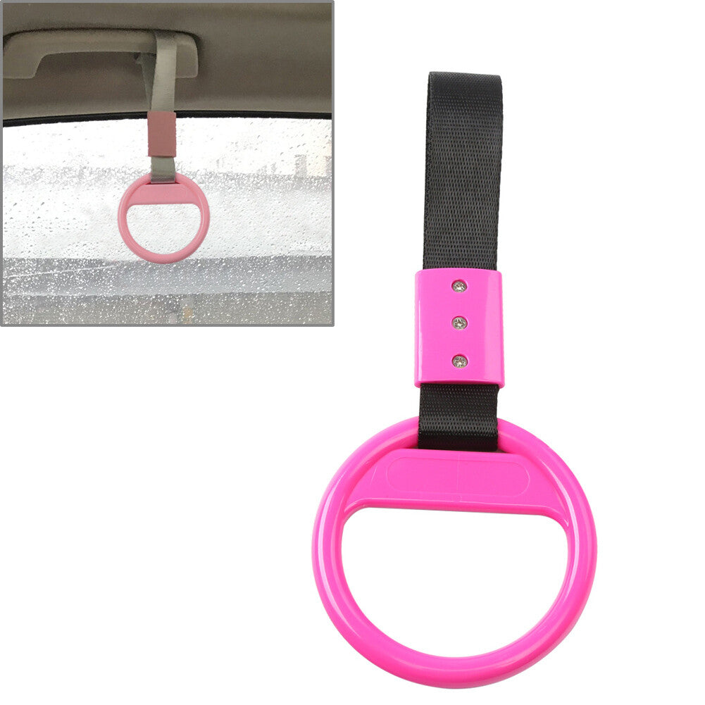 JDM Round Train Bus Handle Hand Strap Car Interior Styling Drift Charm Straps