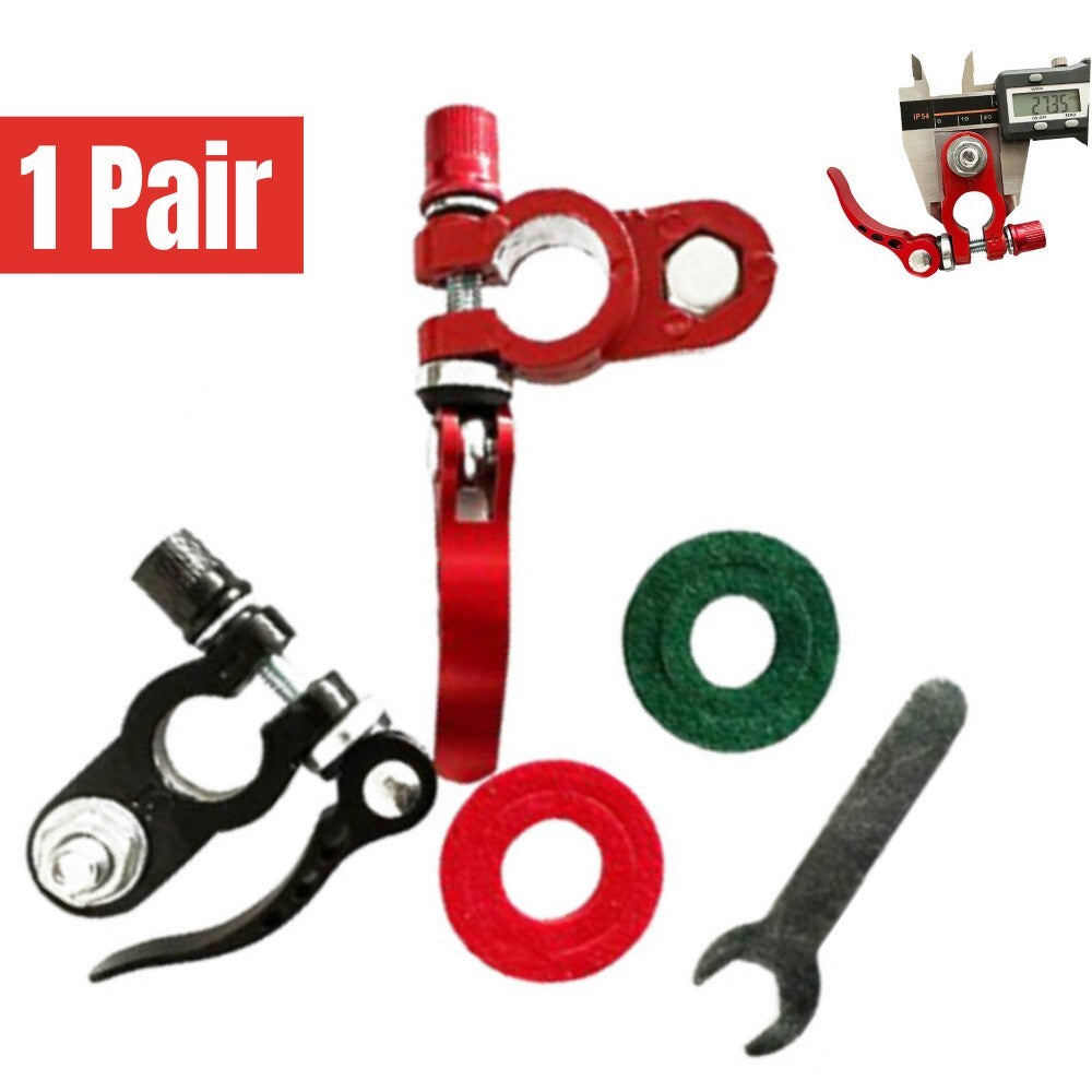 2-pack of 12V/24V automotive roof pillar battery terminal cable clip connectors