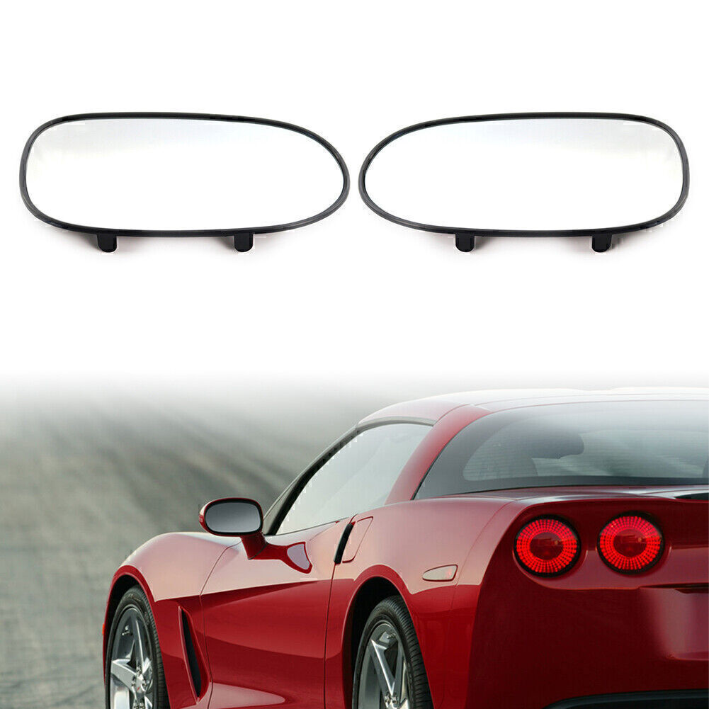 Fit for Chevrolet for Corvette 2005 - 2013 Pair Left Right Mirror Glass Smooth Heated