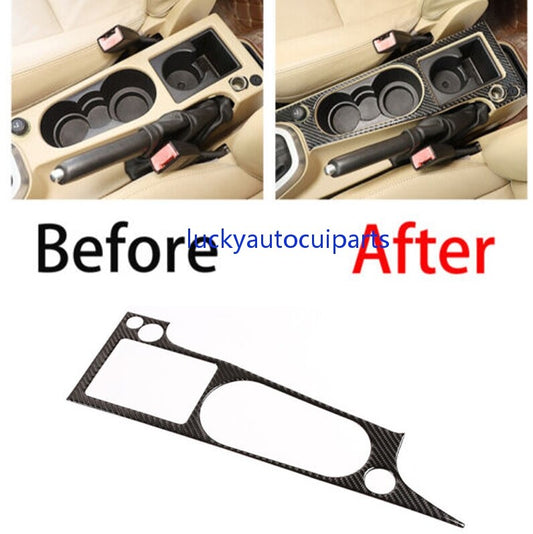 for Land Rover LR2 2008-2012 Real Carbon Fiber Gear Box Shift Cup Holder Panel