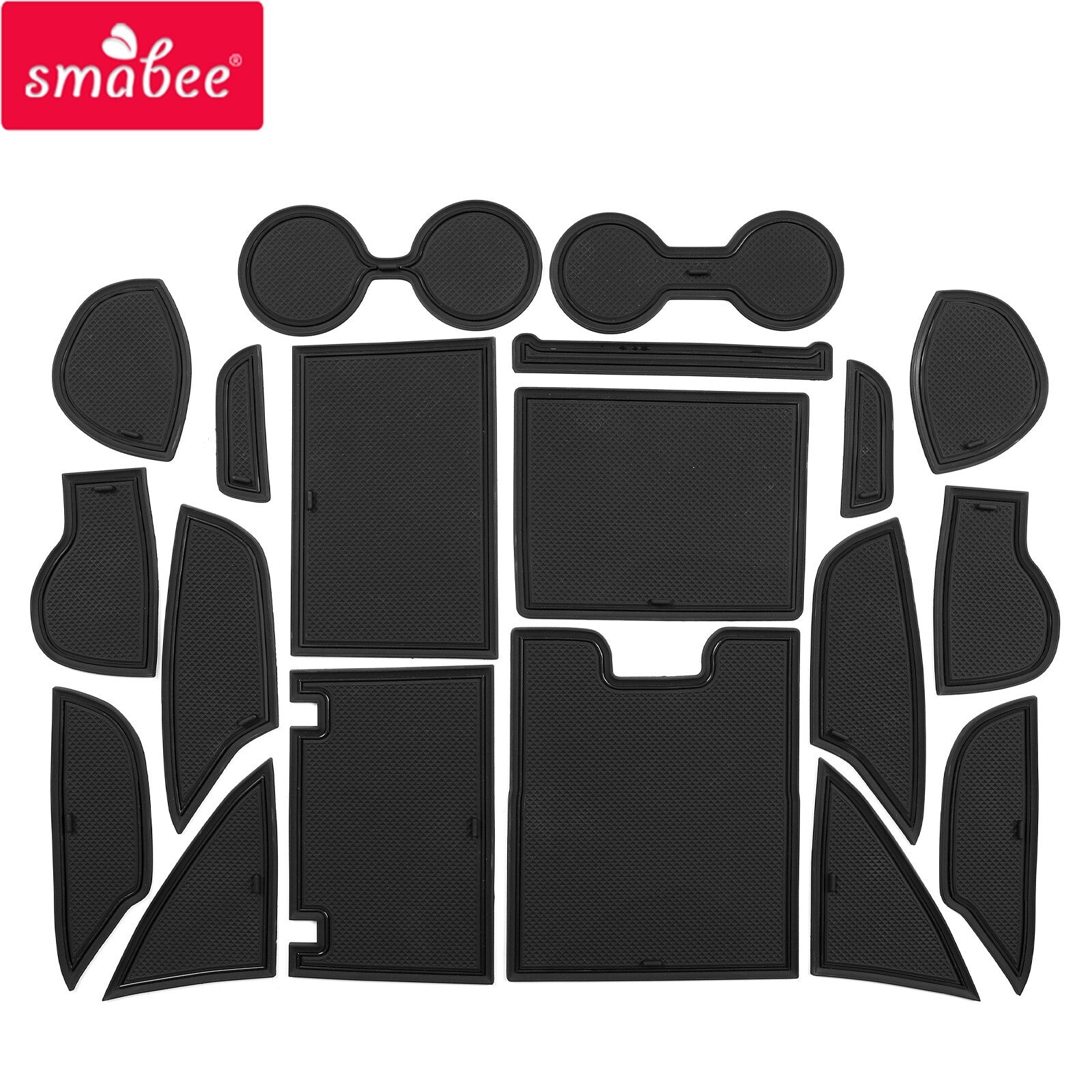 for Toyota Prius 2023 Anti-Slip Gate Slot Mat Car Interior Accessories BLACK