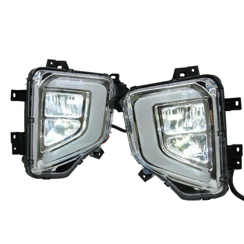LED fog lights and daytime running lights suitable for Mitsubishi L200 / Triton 2019 - 2021